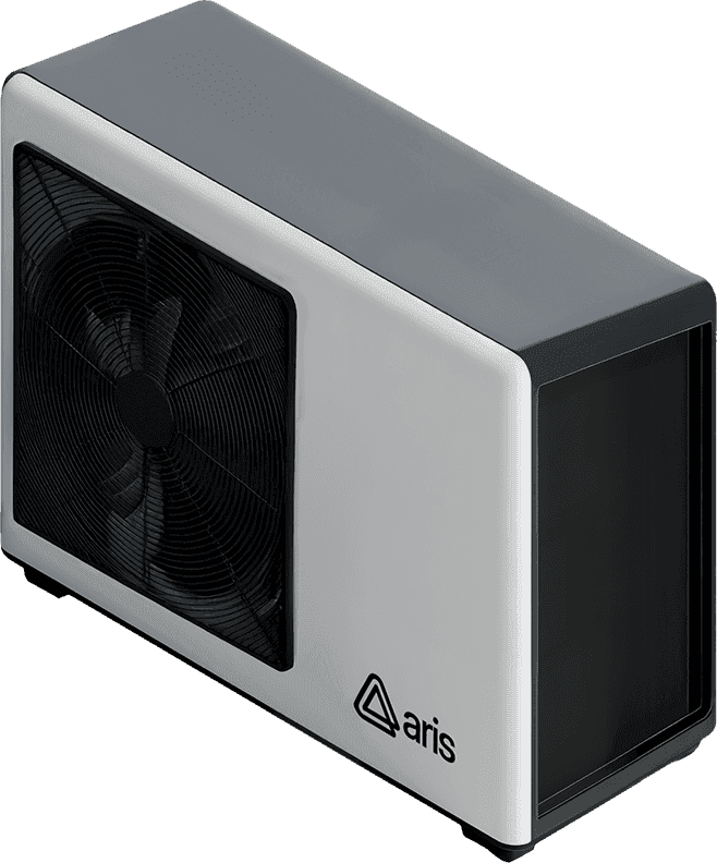 Aris outdoor air-to-water heat pump